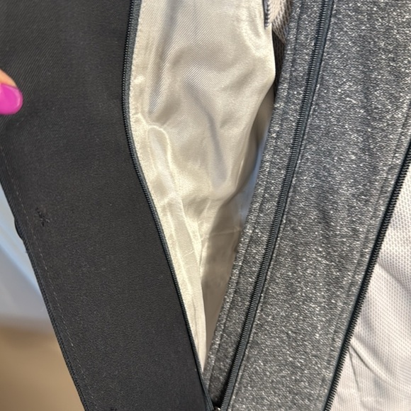 NWOT Banana Republic Black Sport Coat with Gray Zip Out Sport Jacket Panels - Picture 10 of 10